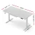 Artiss 140cm Electric Standing Desk - Adjustable Height 72-121cm, Motorised with Drawer & Cable Management System