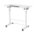 Artiss Adjustable 80CM White Laptop Desk Table - Portable, 360° Tilt, U-Shape Frame, Lockable Wheels, MDF Top