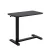Artiss Adjustable Laptop Desk - 70CM Mobile Workstation with Pneumatic Height Adjustment, L-Shape Metal Frame, Black