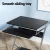 Artiss 60CM Black Computer Desk with Sliding Keyboard Tray, 15mm Thick Top, Z-Shape Steel Frame, & 360° Castor Wheels