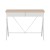 Artiss 100cm Computer Desk with Drawers – Oak Table Top, White Steel Frame, X-Brace, Engineered Wood, Home Office