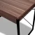 Artiss Karl 100CM Walnut Computer Desk with Storage Drawers | Durable Melamine Finish & Steel Frame for Home Office