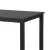 Artiss Black 120CM Computer Desk - Home Office Study Table with Metal Frame, Anti-Scratch Feet, and Safe Edges