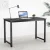 Artiss Black 120CM Computer Desk - Home Office Study Table with Metal Frame, Anti-Scratch Feet, and Safe Edges