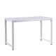 Artiss 120CM White Computer Desk: Sleek Home Office & Study Table with Metal Frame, Anti-Scratch Feet, Easy Assembly