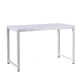 Artiss 120CM White Computer Desk: Sleek Home Office & Study Table with Metal Frame, Anti-Scratch Feet, Easy Assembly