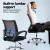Artiss Foldable Computer Desk and Mesh Office Chair Set, 80x40cm Black, Steel Frame, Adjustable, Home Study Combo