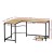 Artiss L-Shape Computer Desk with CPU Stand, Oak Finish, 147cm - Durable Particle Board & Steel, Space-Saving Design Artiss L-Shape Computer Desk with CPU Stand, Oak Finish, 147cm - Durable Particle Board & Steel, Space-Saving Design