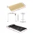 Artiss Electric Treadmill Desk 140x70cm Oak Standing Desk with 400mm Walking Pad, Adjustable Height, Bluetooth