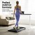 Artiss 120cm Automatic Standing Desk with Motorised Height Adjustment and 400mm Electric Walking Pad, Black