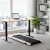 Artiss Electric Treadmill & Motorised Standing Desk Combo, 120cm, Adjustable Height 73-118cm, 1-10km/h, Shock Absorption