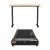 Artiss Electric Treadmill & 120cm Adjustable Standing Desk Combo - 1-10km/h Speed, Bluetooth, White/Natural Wood Finish