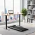 Artiss Electric Treadmill & 120cm Adjustable Standing Desk Combo - 1-10km/h Speed, Bluetooth, White/Natural Wood Finish
