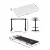 Artiss Automatic Standing Desk with 140x70cm White Desktop & 360mm Electric Treadmill Walking Pad, Height Adjustable