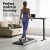 Artiss Automatic Standing Desk with 140x70cm White Desktop & 360mm Electric Treadmill Walking Pad, Height Adjustable Artiss Automatic Standing Desk with 140x70cm White Desktop & 360mm Electric Treadmill Walking Pad, Height Adjustable