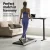 Artiss Automatic Standing Desk with 140x70cm White Desktop & 360mm Electric Treadmill Walking Pad, Height Adjustable