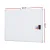 Magnetic Whiteboard 90x120cm Double-Sided Steel Dry Erase Board with Wheels, Marker, Eraser, Magnets, Tray