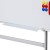 90x120cm Double-Sided Magnetic Whiteboard with Wheels, Easy-Clean Surface, Marker Tray, Eraser, Magnets, ABS Steel Frame