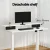 Artiss 120cm Electric Standing Desk with Motorised Height Adjustment, Storage Shelf Drawer, White, Particle Board