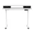 Artiss Electric Standing Desk 120cm Dual Motor Office Table with Shelf, Drawer, Digital Panel, White, Adjustable Height