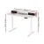 Artiss Electric Standing Desk 120cm White – Motorised Height Adjustable, Storage Rack Shelf, Drawers, Eco-Friendly