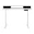 Artiss Electric Standing Desk 120cm White – Motorised Height Adjustable, Storage Rack Shelf, Drawers, Eco-Friendly