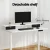 Artiss Electric Standing Desk 120cm White – Motorised Height Adjustable, Storage Rack Shelf, Drawers, Eco-Friendly