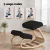 Artiss Ergonomic Kneeling Chair with Memory Foam, 120kg Capacity, Rocking Base, 43x71x56.5cm, Black for Home Office
