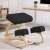 Artiss Ergonomic Kneeling Chair with Memory Foam, 120kg Capacity, Rocking Base, 43x71x56.5cm, Black for Home Office