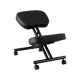 Artiss Ergonomic Kneeling Chair Black PU Leather, Adjustable Height, Metal Frame, 120kg Capacity, 6cm Foam Seat Artiss Ergonomic Kneeling Chair Black PU Leather, Adjustable Height, Metal Frame, 120kg Capacity, 6cm Foam Seat