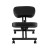 Artiss Ergonomic Kneeling Chair Black PU Leather, Adjustable Height, Metal Frame, 120kg Capacity, 6cm Foam Seat