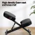 Artiss Ergonomic Kneeling Chair Black PU Leather, Adjustable Height, Metal Frame, 120kg Capacity, 6cm Foam Seat
