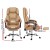 Artiss Executive Office Chair, PU Leather, Espresso, 67x67x126cm, High-Back, Reclining, Footrest, Ergonomic Design