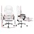Artiss Executive Office Chair, Premium PU Leather, High-Back, White, 67x67x126cm, Recline & Footrest, Ergonomic Comfort