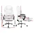 Artiss Executive Office Chair, Premium PU Leather, High-Back, White, 67x67x126cm, Recline & Footrest, Ergonomic Comfort