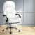 Artiss Executive Office Chair, Premium PU Leather, High-Back, White, 67x67x126cm, Recline & Footrest, Ergonomic Comfort