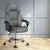 Artiss Executive Office Chair, Fabric Recliner, Grey, 67x67x126cm, High-Back, Adjustable, Ergonomic, with Footrest Artiss Executive Office Chair, Fabric Recliner, Grey, 67x67x126cm, High-Back, Adjustable, Ergonomic, with Footrest