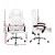 Artiss Executive Office Chair, PU Leather Recliner, High-Back, White, 67x67x126cm, Adjustable Comfort, Chrome Base