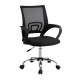 Artiss Cody Office Chair, Mesh, Mid Back, Black, Breathable & Ergonomic Design, Adjustable Height, 360° Swivel