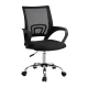 Artiss Cody Office Chair, Mesh, Mid Back, Black, Breathable & Ergonomic Design, Adjustable Height, 360° Swivel