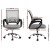 Artiss 2x Cody Grey Mesh Office Chair - Mid Back, Lumbar Support, 360° Swivel, Chrome Base, Height Adjustable Artiss 2x Cody Grey Mesh Office Chair - Mid Back, Lumbar Support, 360° Swivel, Chrome Base, Height Adjustable