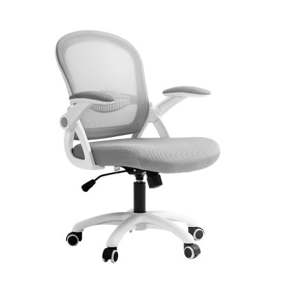 Artiss Galene Mesh Office Chair, Mid Back, Grey, Adjustable Height, Ergonomic Design, Breathable Comfort