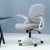 Artiss Galene Mesh Office Chair, Mid Back, Grey, Adjustable Height, Ergonomic Design, Breathable Comfort