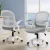 Artiss Galene 2x Grey Mesh Office Chair - Mid Back, Adjustable Height, Flip-Up Armrests, 360° Swivel, Breathable Comfort