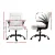 Artiss Executive Office Chair, PU Leather, Mid Back, White, 67x65x95-103cm, Ergonomic Comfort & Stylish Design