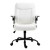 Artiss Executive Office Chair, PU Leather, Mid Back, White, 67x65x95-103cm, Ergonomic Comfort & Stylish Design