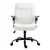 Artiss Executive Office Chair, PU Leather, Mid Back, White, 67x65x95-103cm, Ergonomic Comfort & Stylish Design