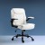 Artiss Executive Office Chair, PU Leather, Mid Back, White, 67x65x95-103cm, Ergonomic Comfort & Stylish Design