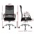 Artiss Mesh Office Chair, High Back, PU Leather, Black, Ergonomic Design, Adjustable, Breathable, 120kg Capacity