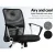 Artiss Mesh Office Chair, Mid Back, Black, Ergonomic Design, Adjustable Height, Lumbar Support, Chrome Base Artiss Mesh Office Chair, Mid Back, Black, Ergonomic Design, Adjustable Height, Lumbar Support, Chrome Base